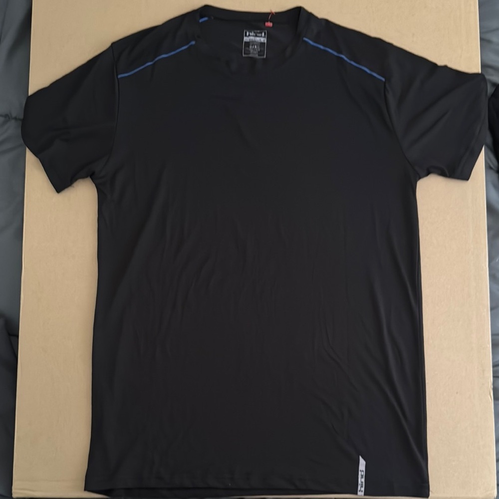 Hind Black and Blue Short Sleeve Tee Performance Wear